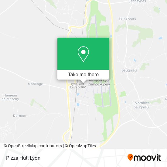 Pizza Hut map