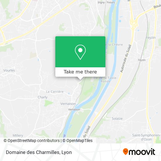 Domaine des Charmilles map