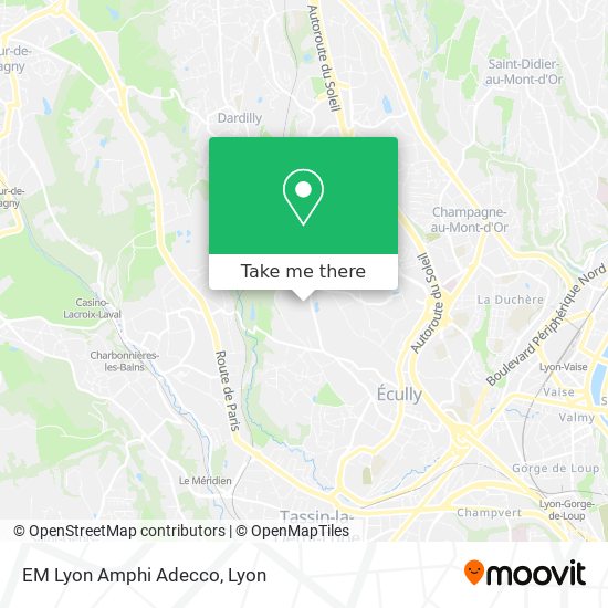 Mapa EM Lyon Amphi Adecco
