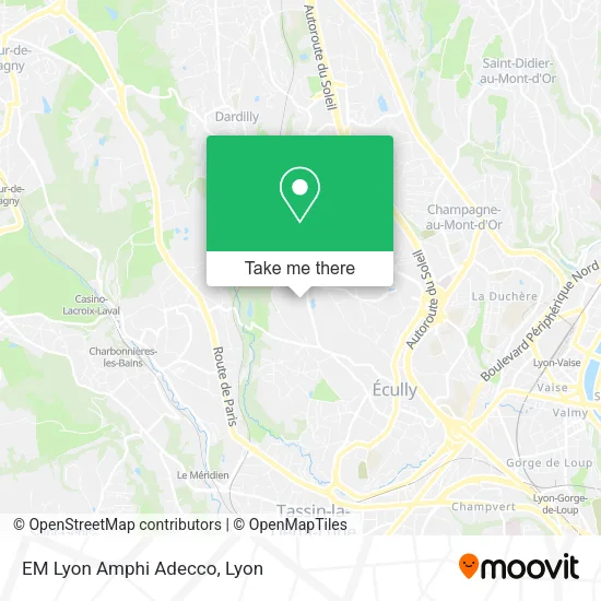 EM Lyon Amphi Adecco map