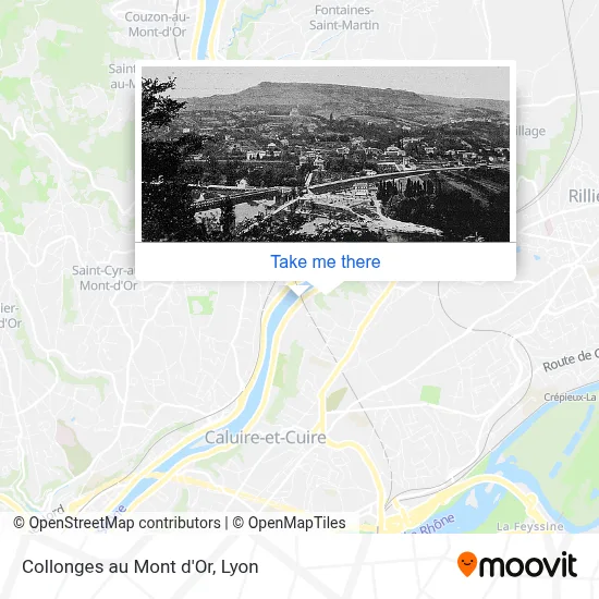 Collonges au Mont d'Or map