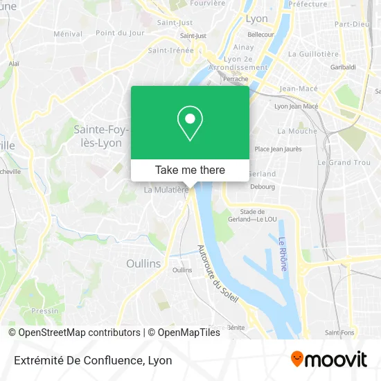 Extrémité De Confluence map