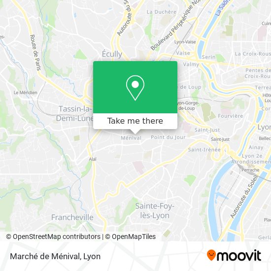 Marché de Ménival map