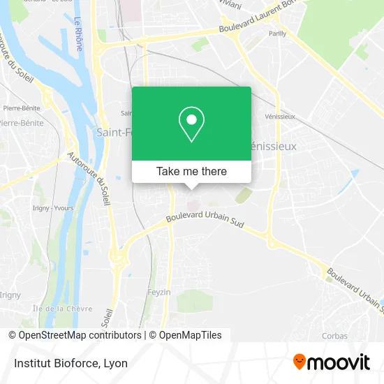 Institut Bioforce map