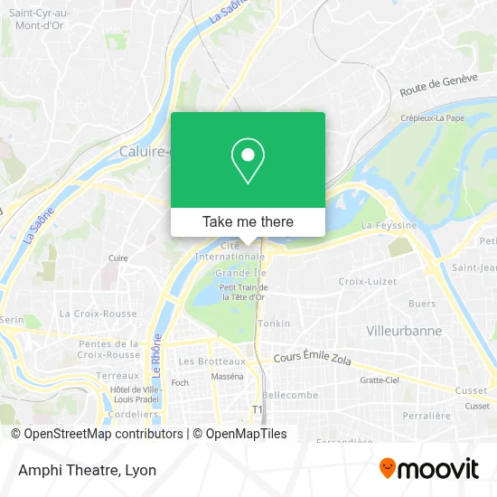 Amphi Theatre map