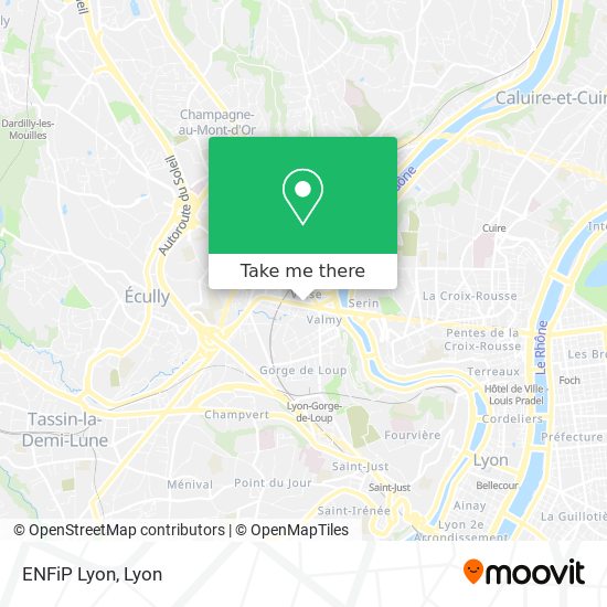 ENFiP Lyon map