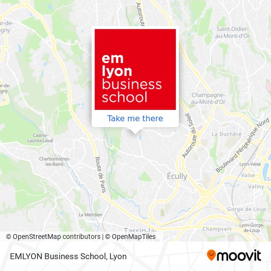EMLYON Business School map