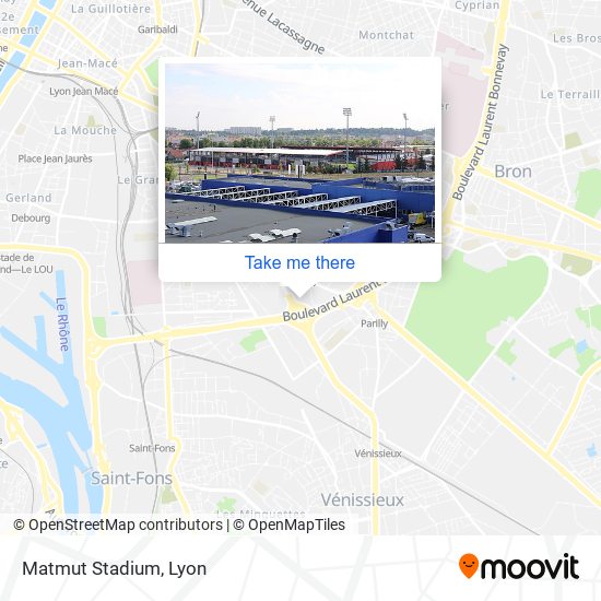 Mapa Matmut Stadium