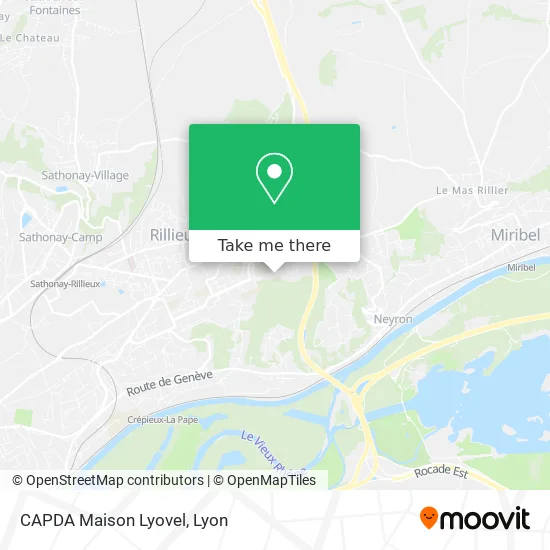 CAPDA Maison Lyovel map