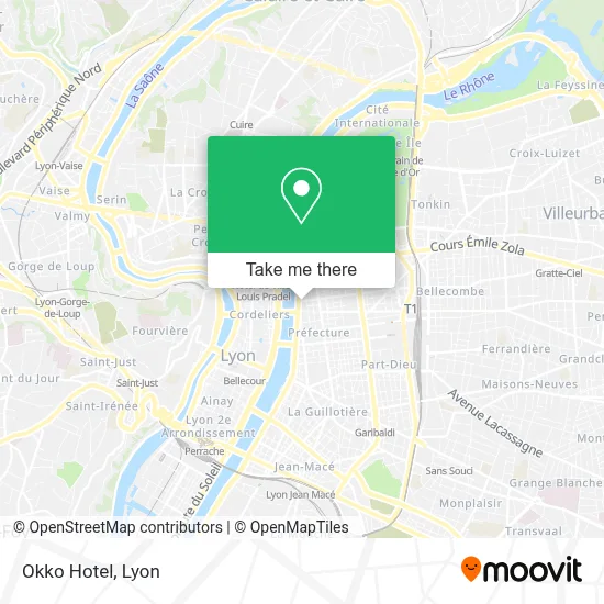 Okko Hotel map