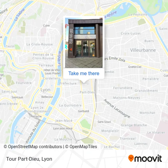 Tour Part-Dieu map