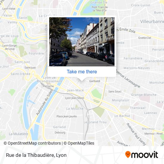 Rue de la Thibaudière map