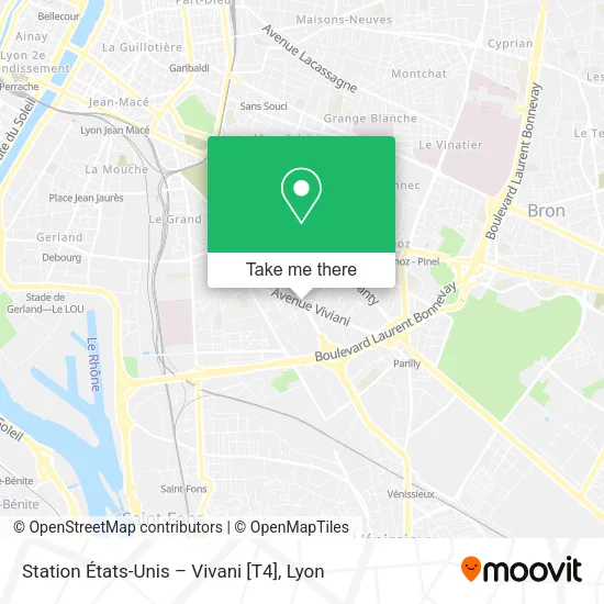 Station États-Unis – Vivani [T4] map