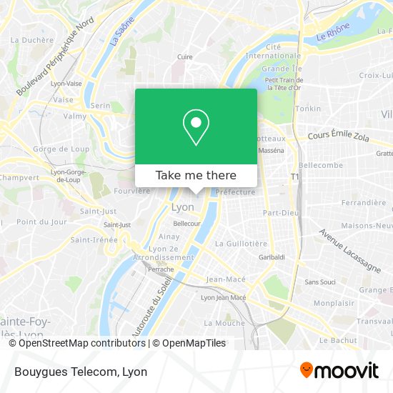 Bouygues Telecom map