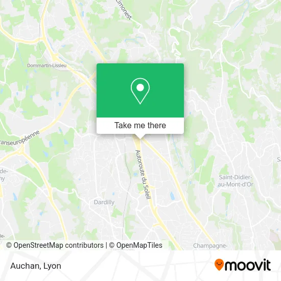 Auchan map