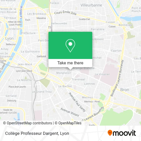 Collège Professeur Dargent map