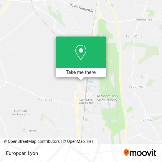 Europcar map