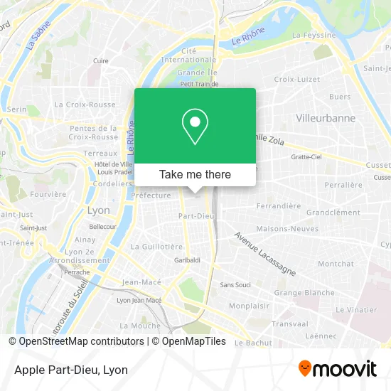 Apple Part-Dieu map
