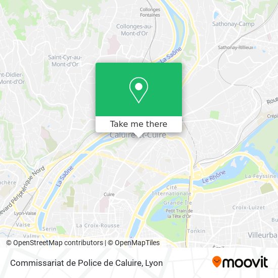 Commissariat de Police de Caluire map