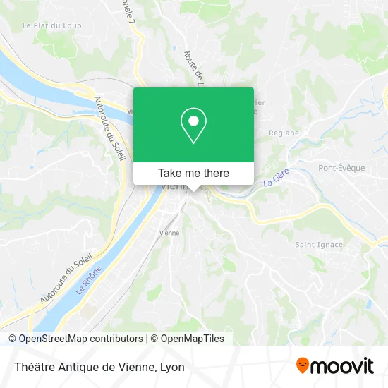Théâtre Antique de Vienne map