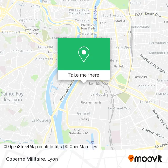 Caserne Militaire map