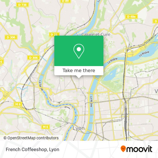 French Coffeeshop map