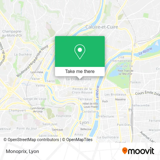 Monoprix map