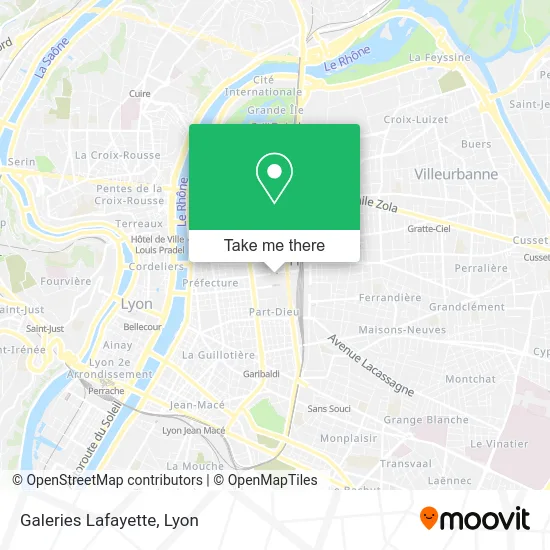 Galeries Lafayette map