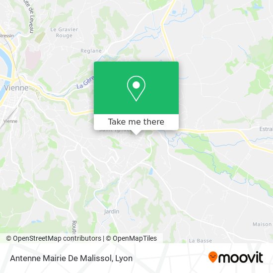 Antenne Mairie De Malissol map