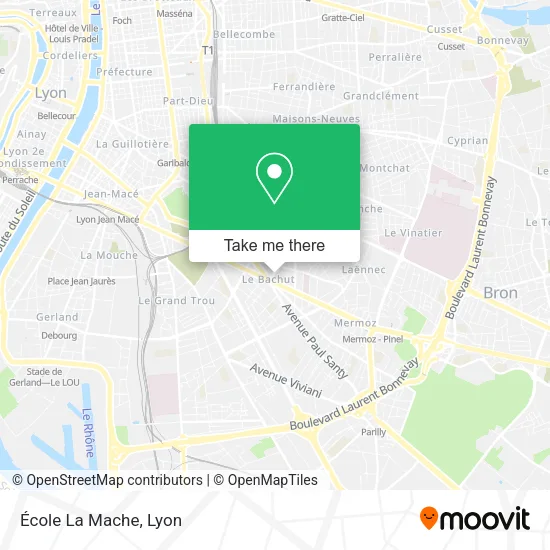 École La Mache map
