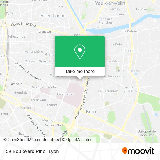 59 Boulevard Pinel map