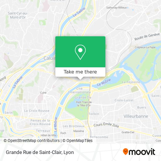 Grande Rue de Saint-Clair map