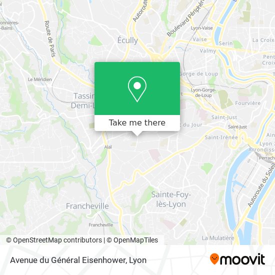 Avenue du Général Eisenhower map