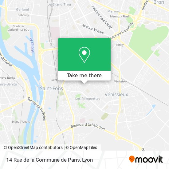 14 Rue de la Commune de Paris map