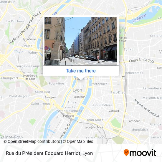 Mapa Rue du Président Edouard Herriot