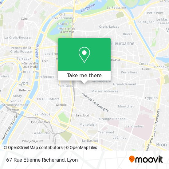 67 Rue Etienne Richerand map