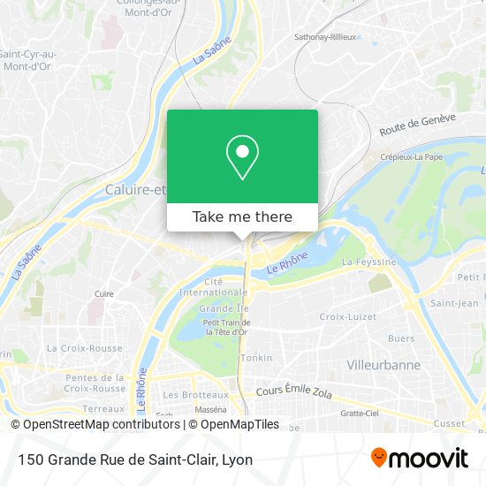 150 Grande Rue de Saint-Clair map