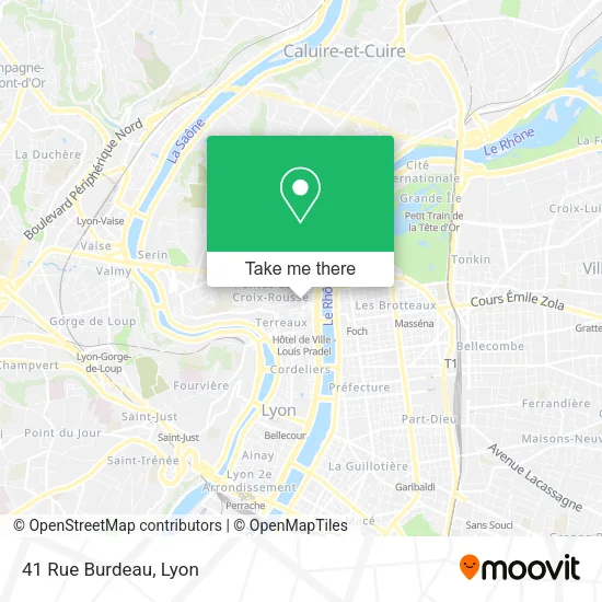 41 Rue Burdeau map