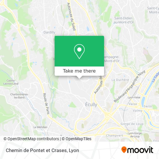 Chemin de Pontet et Crases map