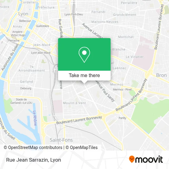 Rue Jean Sarrazin map