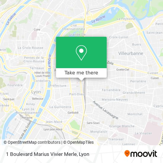 1 Boulevard Marius Vivier Merle map