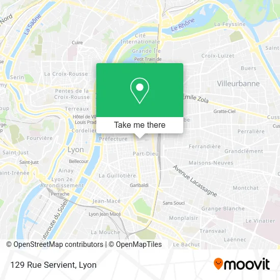 129 Rue Servient map