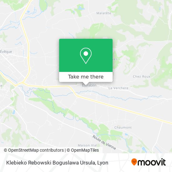 Klebieko Rebowski Boguslawa Ursula map