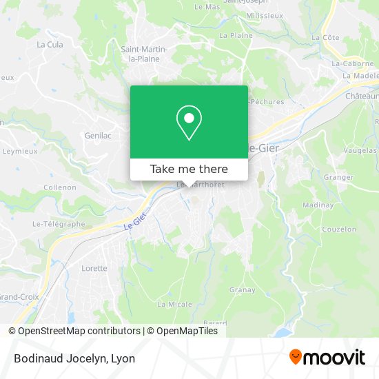 Mapa Bodinaud Jocelyn