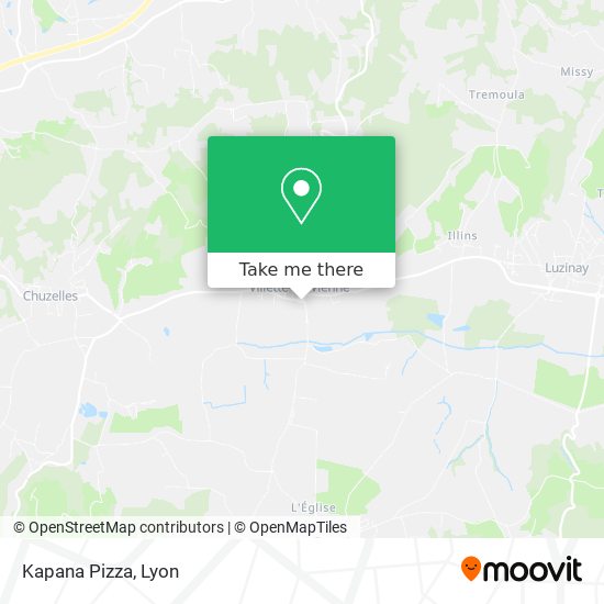 Kapana Pizza map