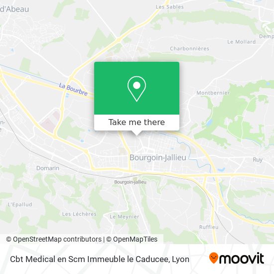 Cbt Medical en Scm Immeuble le Caducee map