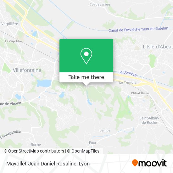 Mayollet Jean Daniel Rosaline map