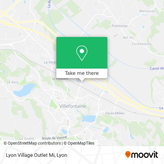 Lyon Village Outlet Mi map