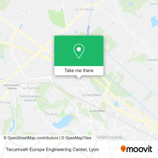 Tecumseh Europe Engineering Center map