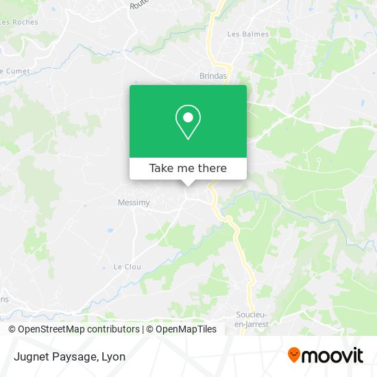 Jugnet Paysage map